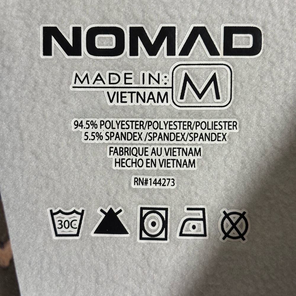 Nomad Camouflage Hoodie with Teal Accents - Picture 6 of 7